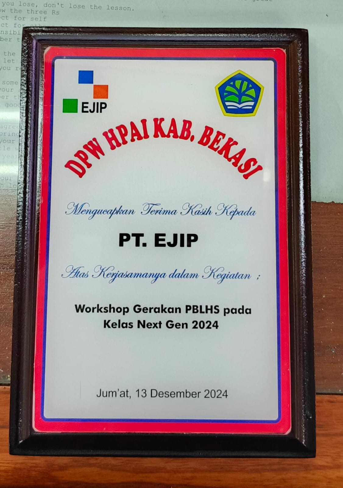 Workshop Sekolah Adiwiyata Kab/ Kota Bekasi